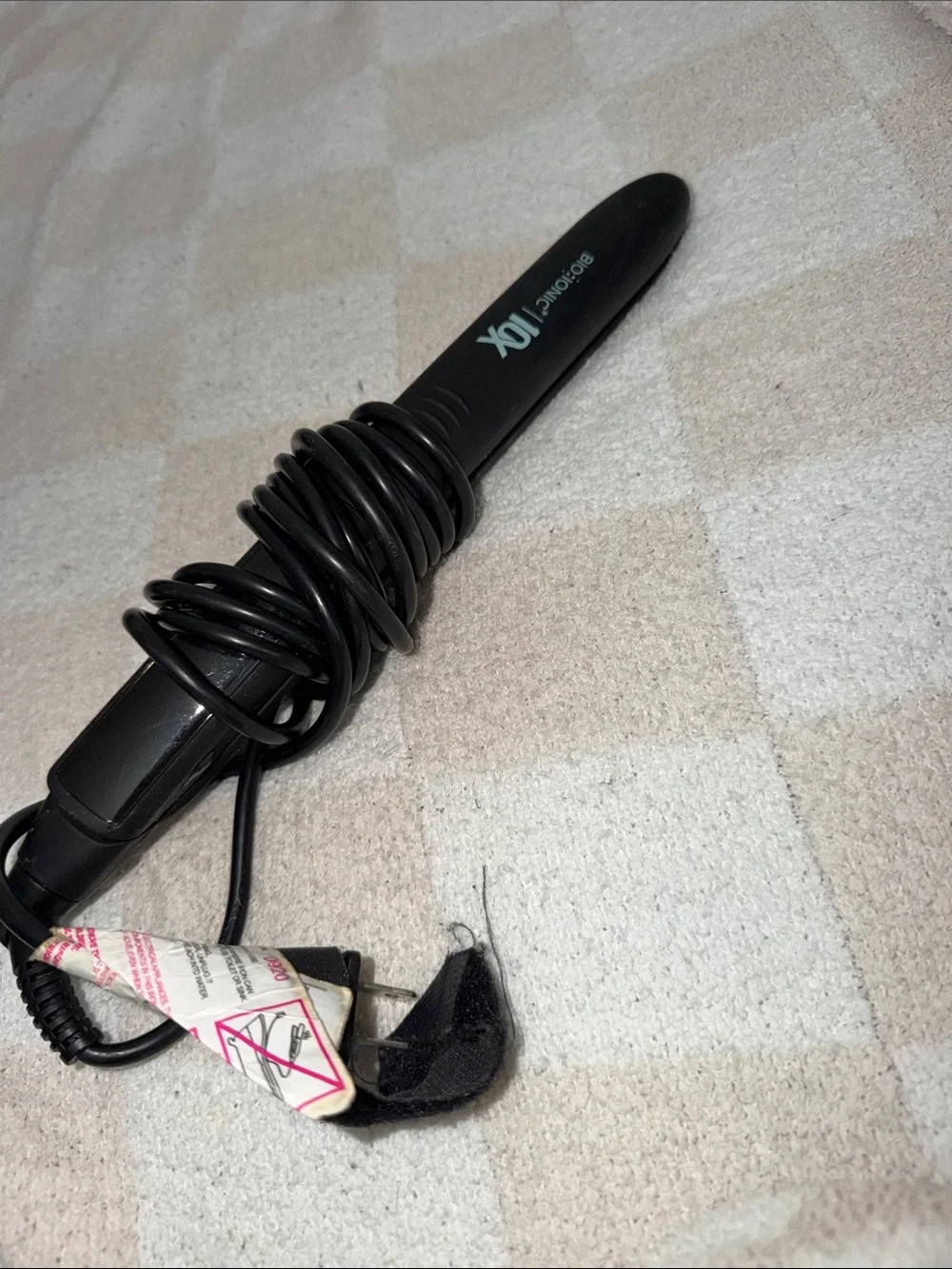 10X Black Hair Styling Iron